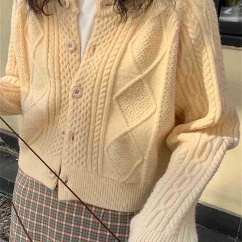 

women's sweaters large female sweater with buttons, loose cardigan vintage for autumn and winter, maxi women, clothing winter y3g5, White;black
