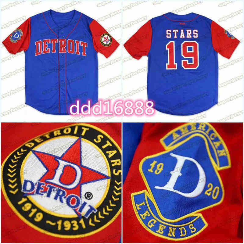 

Customized NLBM LEGACY #19 STARS Baeball Jersey 100% Stitched Embroidery Vintage Any Name Numb er, Black