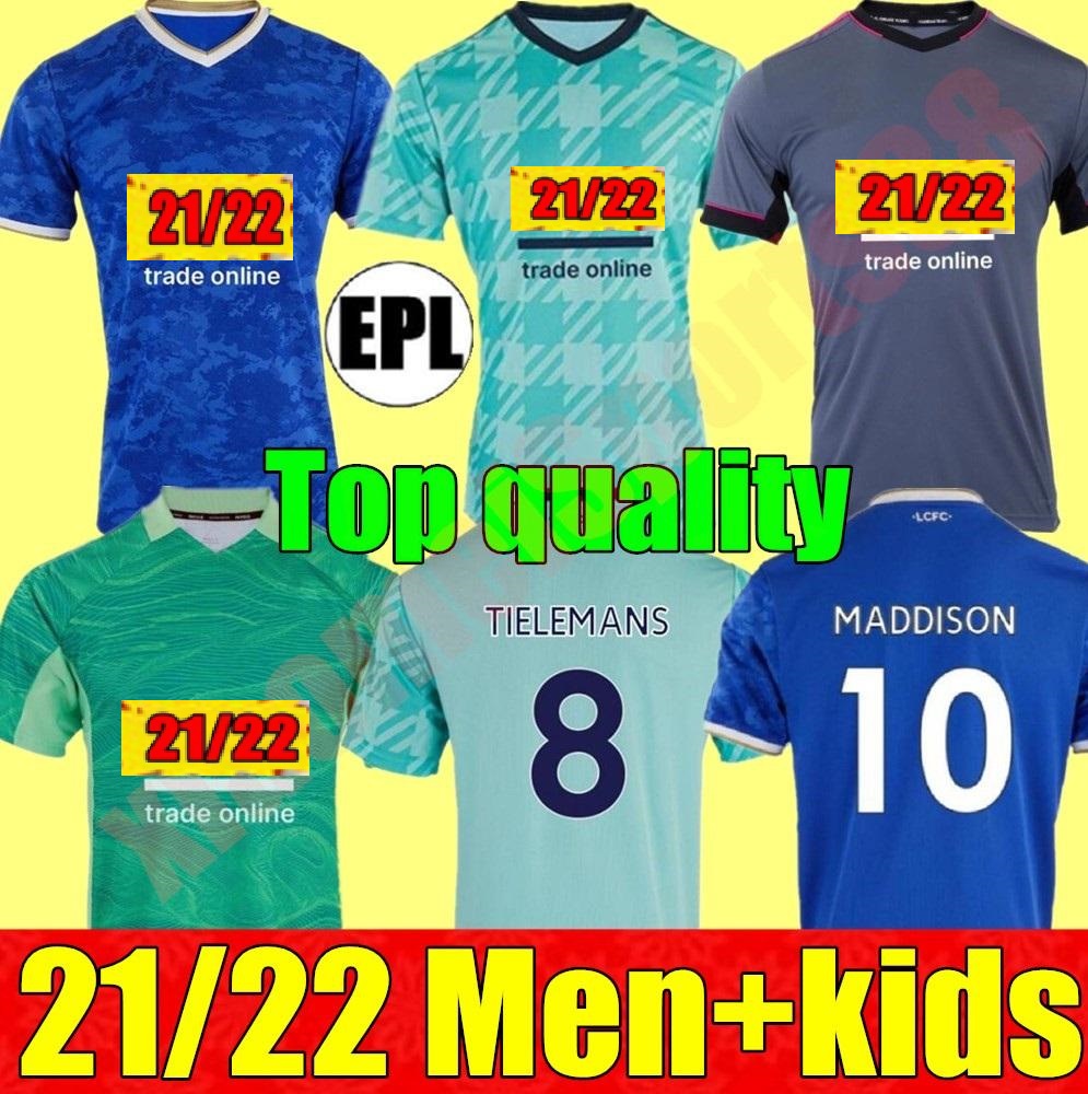 

LeiCesteR 21 22 adult Men + kids kit soccer jersey football shirt 2021 2022 home away VARDY NDIDI MADDISON IHEANACHO GRAY BARNES MORGAN RICARDO uniforms, Kids home+socks