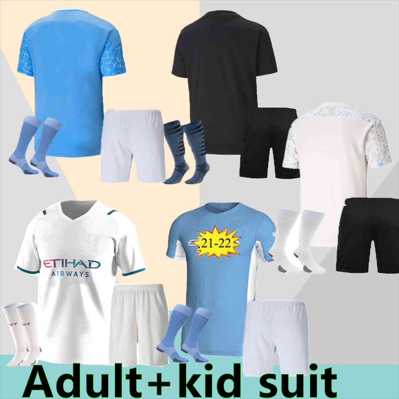 

Man 2021 soccer jersey home away men kids kit 21- 22 G. JESUS CITY STERLING FERRAN DE BRUYNE KUN AGUERO 3rd football shirts, 21/22 adult suit+sock