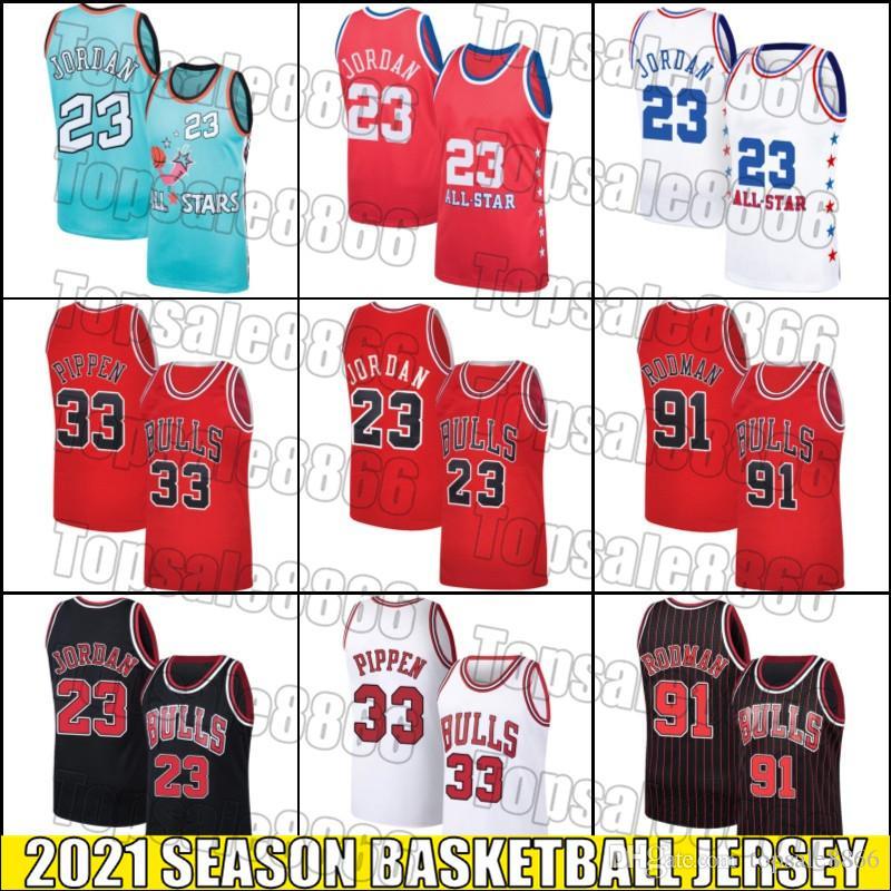 

Chicago Bulls Jersey 23 Michael Jersey Scottie 33 Pippen Jersey Dennis 91 Rodman Jerseys Retro Vintage Throwback nvx45ac, Black;red