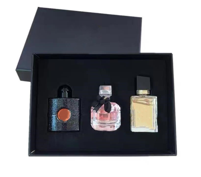 

women's perfume Q version of black opium Paris free water three piece 7.5ml women men parfum long lasting spray