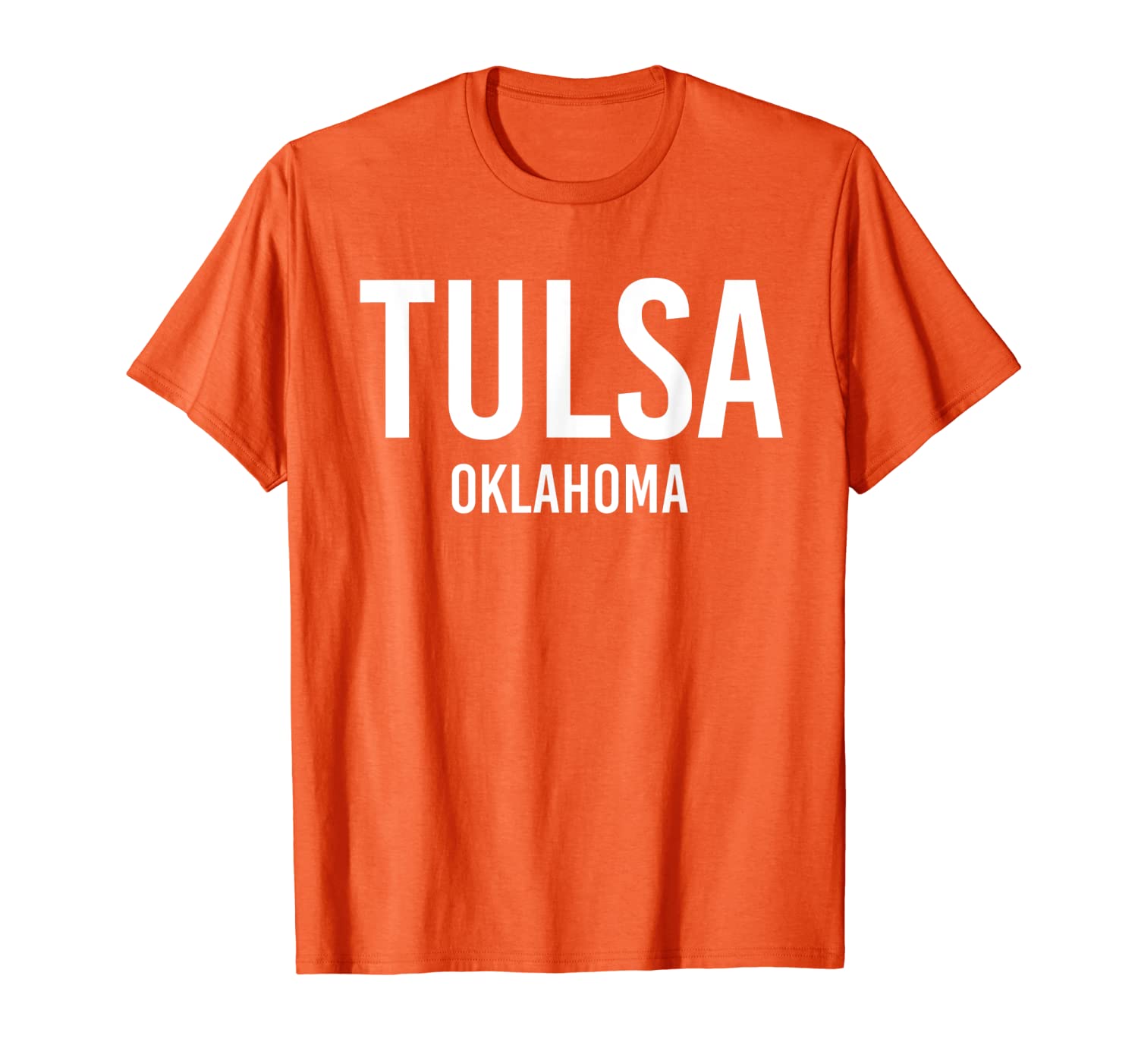 

TULSA OKLAHOMA OK USA Patriotic Vintage Sports T-Shirt, White;black