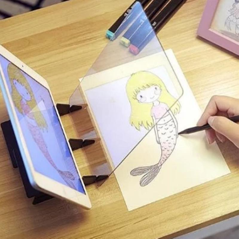 

Optical Image Drawing Board Sketch Reflection Dimming Bracket Painting Mirror Plate G10