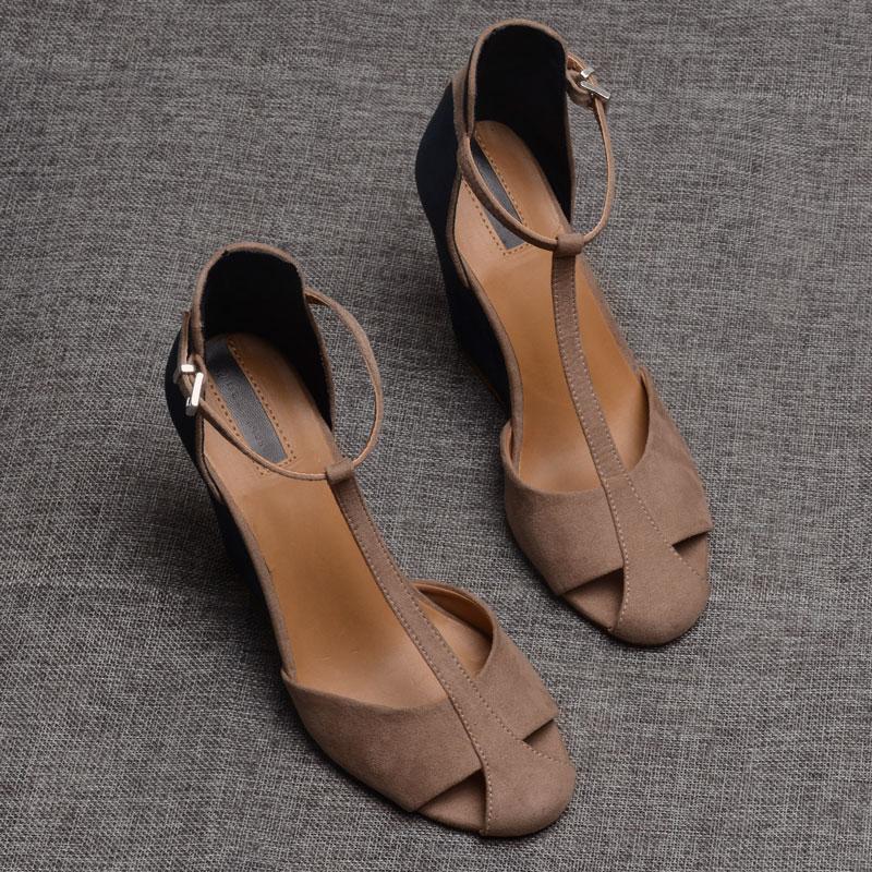 

Wedges Heels For Women Sandals Women's Gladiator 32 33 Size Ful Platform Shoe's Fashion Party Dress Shoes, 8cm