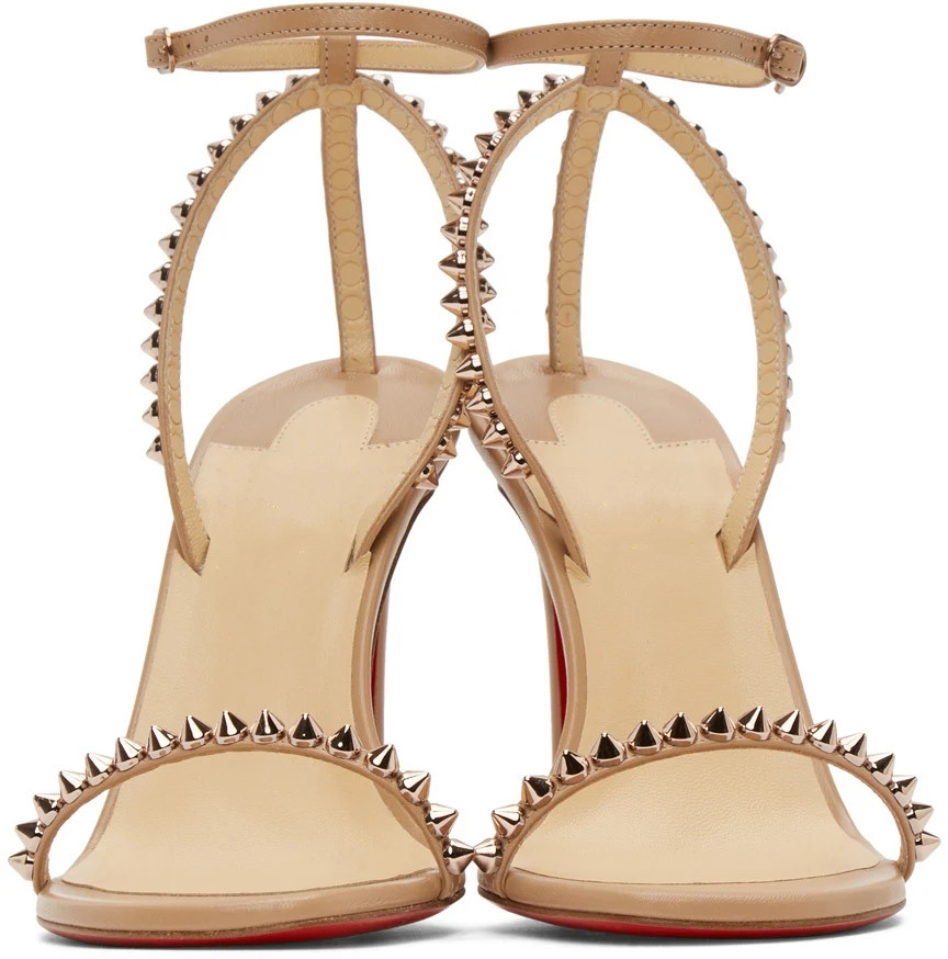 

Red Bottom Sandals Heels Women Shoes Designer Brand Luxurious So me 100 Open Toes High Heel Leather -43 With Box Black Nude Gold