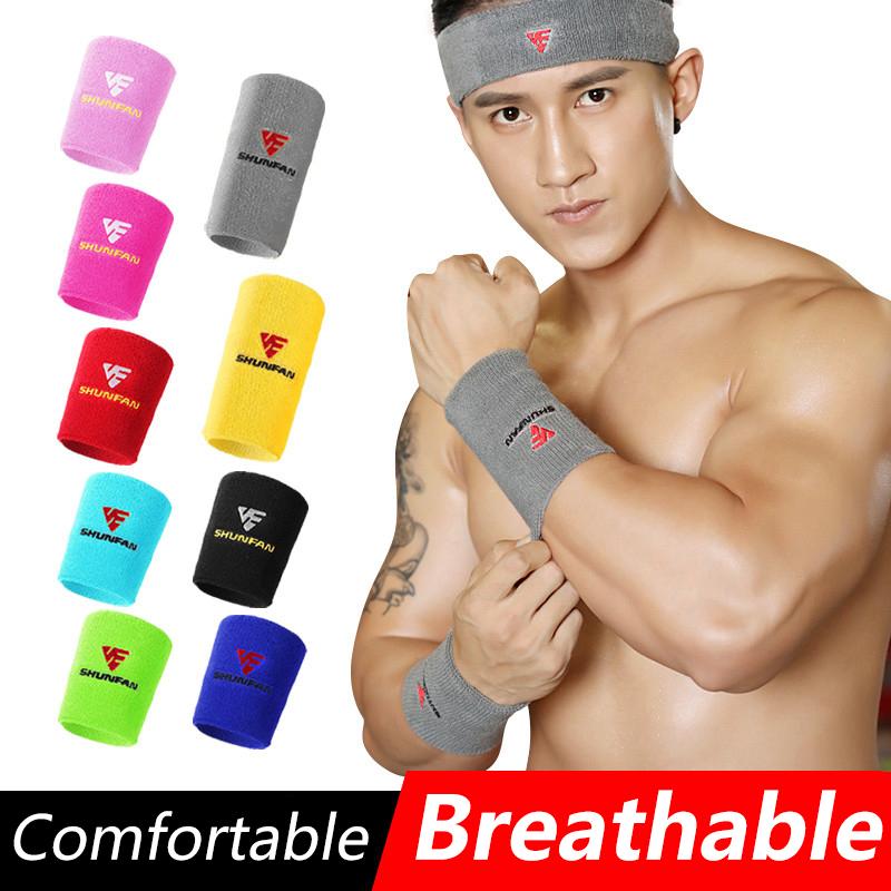 

Pair Of Elastic Fitness Wristbands To Protect Wrists Comfortable And Breathable There Are Many Colors Vitality Wrist Support, Black;red