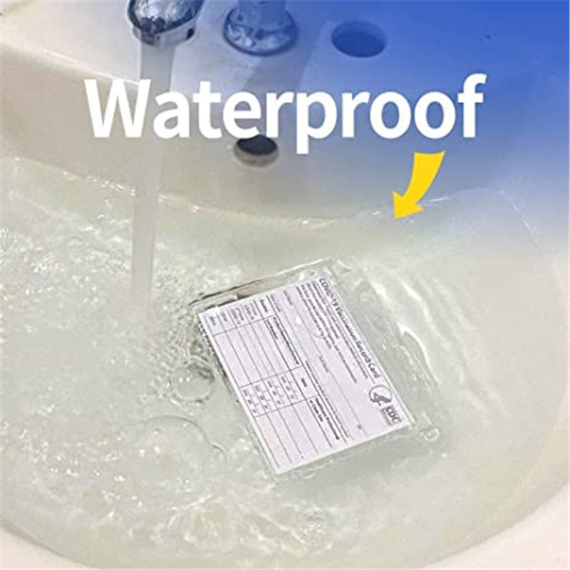 

Big Quantity 2021 4*3 inch CDC Vaccinated Cards Waterproof Protector Transparent PVC Sleeve Holder Bags handsel Free Blank CDC cards