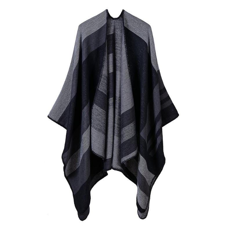 

Scarves WJ005 Black Plaid Scarf Women Winter Warm Cashmere Blanket Wraps Female Lady Pashmina Thick Foulard Store