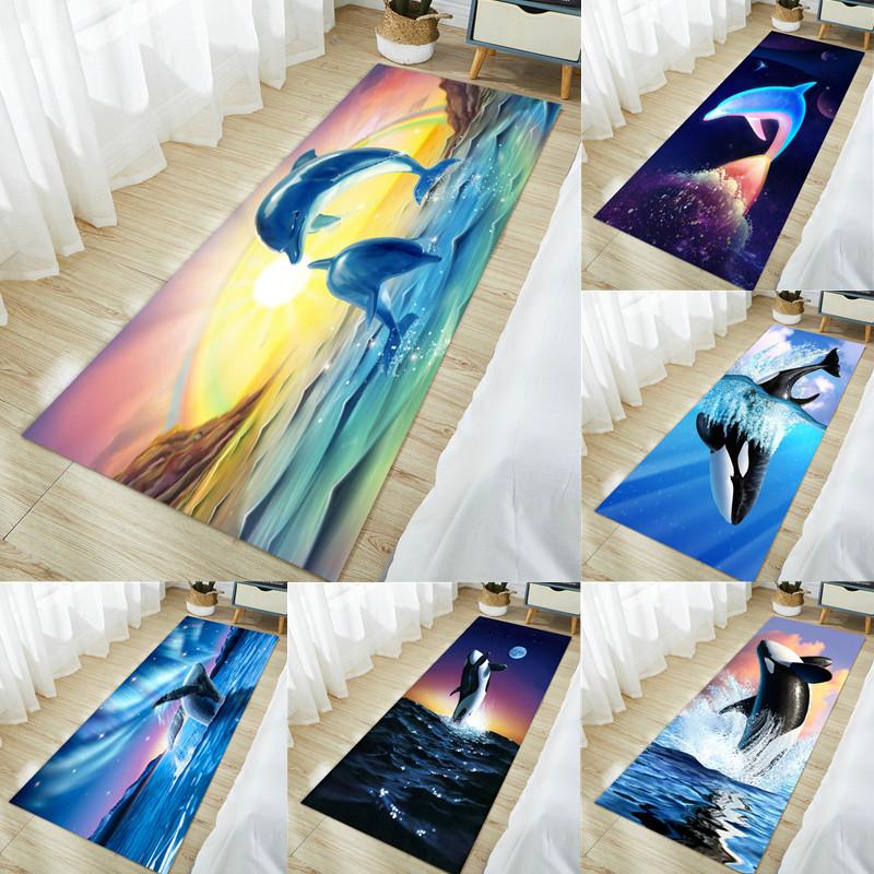 

Carpets Whale And Dolphins Print Non Slip Living Room Decorative Washable Area Rug Mat Hallway Entry For Bath Bedroom Floor, Iiiuq9