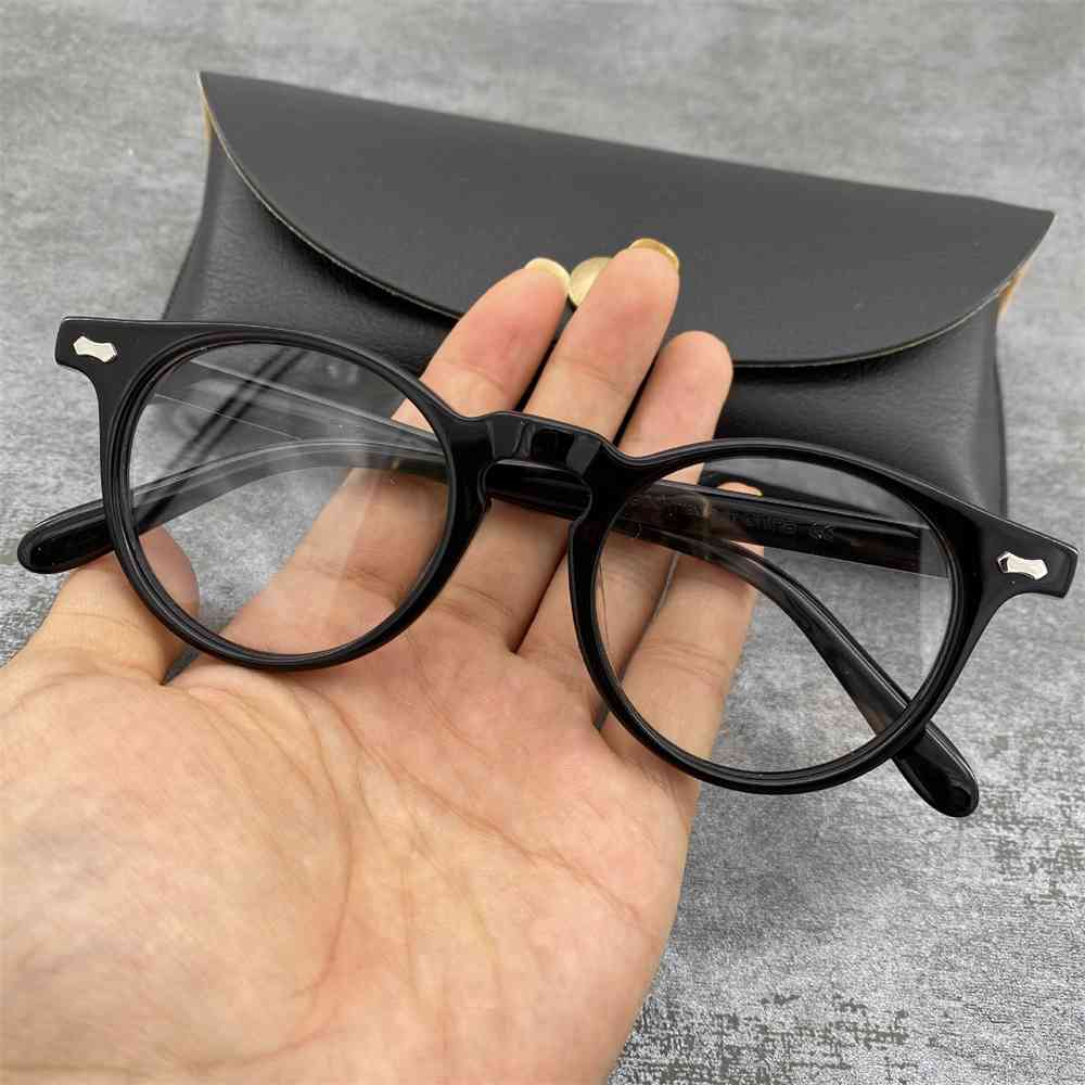 

80% Off Store Online 505 hand-made spectacle frame Xu Zheng same plate eyeglass high myopia thick transparent