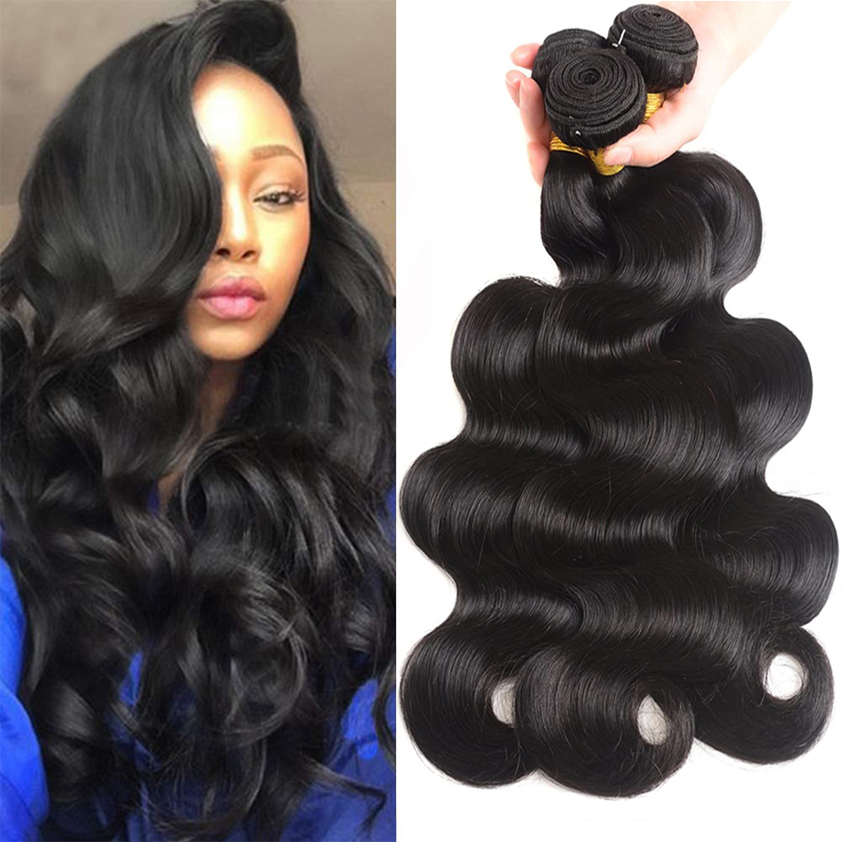 

Peruvian Body Wave Bundles 100% Remy Human Hair Extensions Natural Color 100G Machine Double Weft 3 Or 4 Bundle Deals