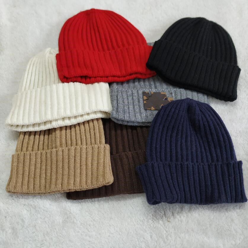 

New France fashion mens designers hats bonnet winter beanie knitted wool hat LVLOUISVITTON VUTTON, Red