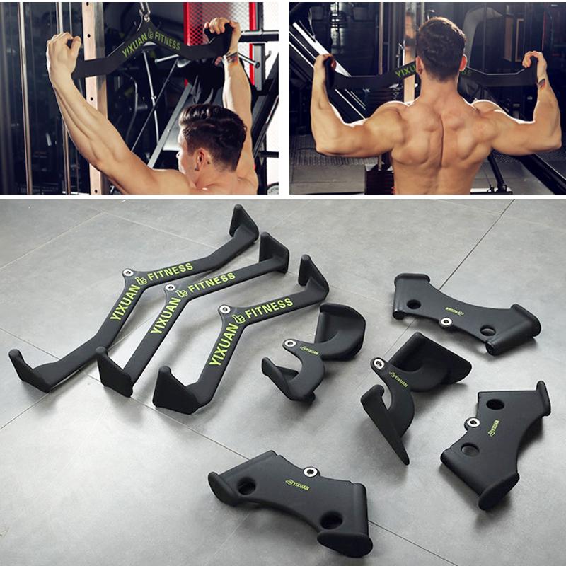 

1Set Gym Pully Cable Machine Attachment Home Triceps Back Muscle Workout Handle Grip For Lat Pull Down Rowing Accessorie Accessories
