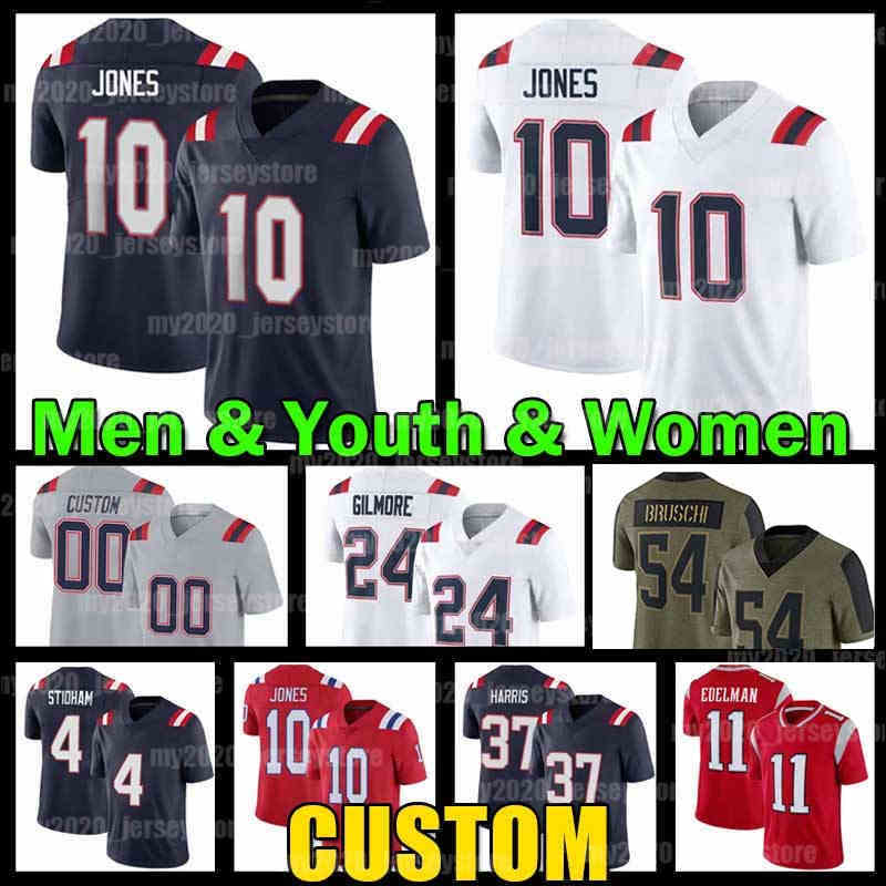

Mac Jones Devin McCourty Football Jersey Donta Hightower Patriot Matthew Judon Damien Harris New Gunner Olszewski England Jakobi Meyers Jonnu Smith Slater Edelman, Custom men jersey(a g z)