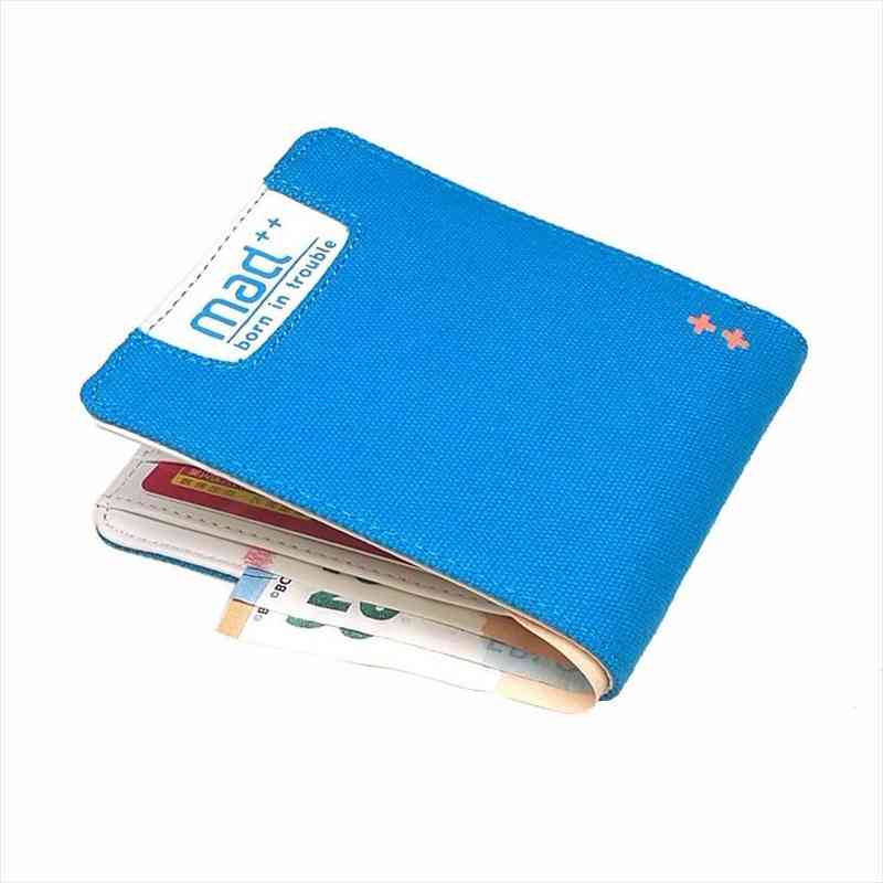 

wallet for boys men money bag male bifold canvas coin purse case young student child model college youth fancy p, Red;black