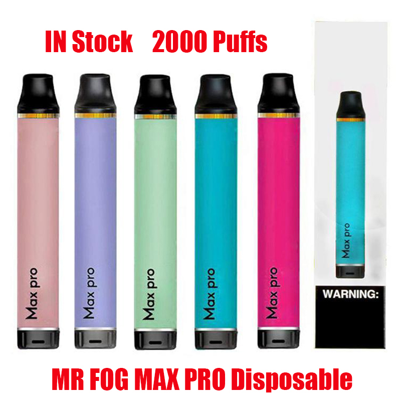 

M-R F O-G MAX Pro Disposable Pod Device Kit E-cigarette 600mAh Battery 5ml Cartridge 1000 2000 Puffs Vape Prefilled Stick Pen VS Air Bar Lux Bang Plus Flex XXL Kits