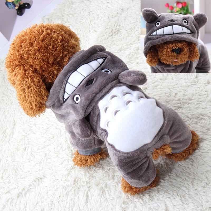 

Teddy Small Dog Clothing Pet Autumn Winter Dragon Cat Apparel