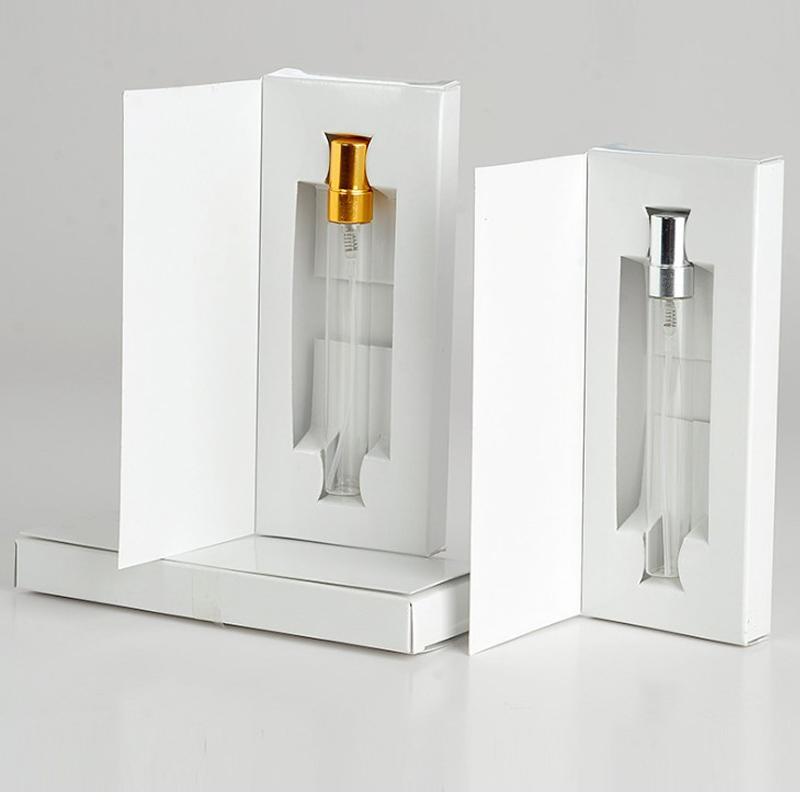 

Storage Bottles & Jars 20PCS 3ML 5ML 10ML Mini Glass Perfume Bottle With Paper Box Aluminum Atomizer Empty Portable Cosmetic Packing Contain