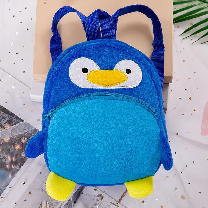 

fashion children school 3d bags cartoon print plush kids backpack kindergarten and girls mini book bag