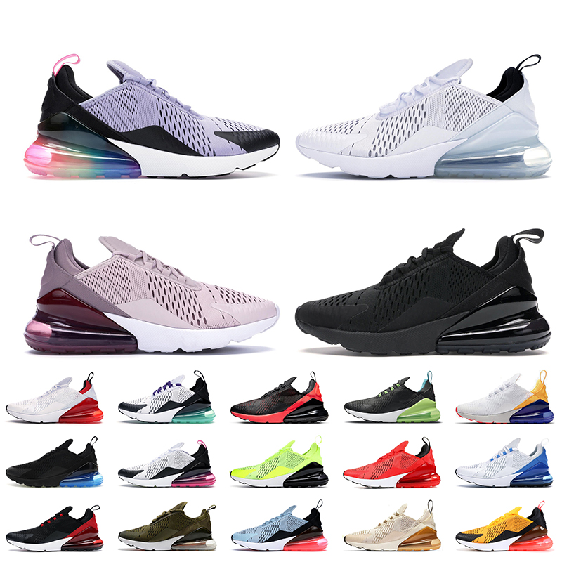 

Wholesale 270 Running Shoes 270s Women Mens Sneakers Be True Triple White Black Barely Rose Air Max AirMax South Beach Jogging Sports Trainers