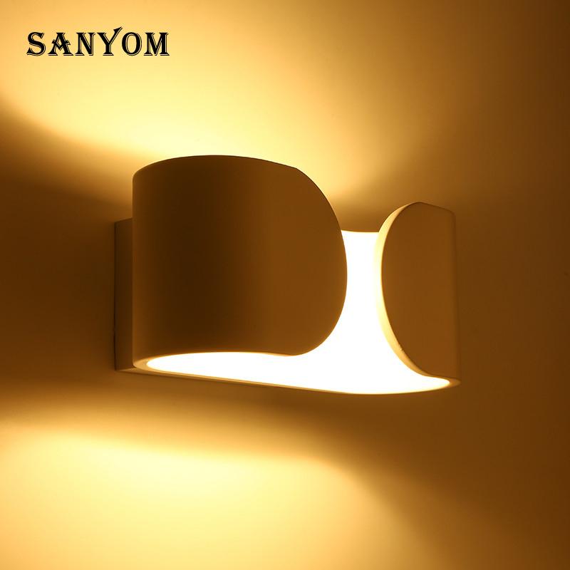 

LED Wall Sconces Lighting Interior Lamp Contemporary Mounted With Aluminum Shell For Indoor Bedroom El Light