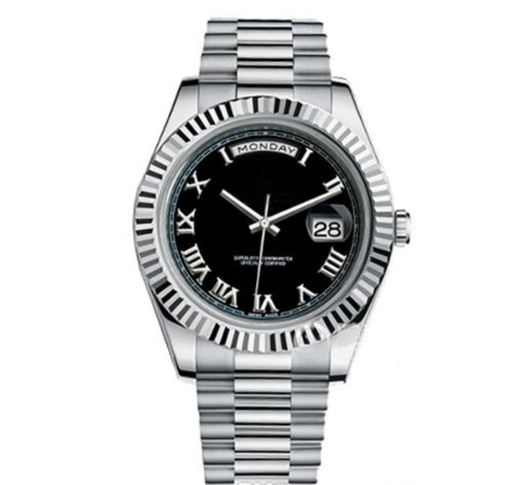 

Men's V3 DAY DATE watch Diamond Sapphire Glass mechanical 41MM men watches Stainless steel male Wristwatches199i, Customize box