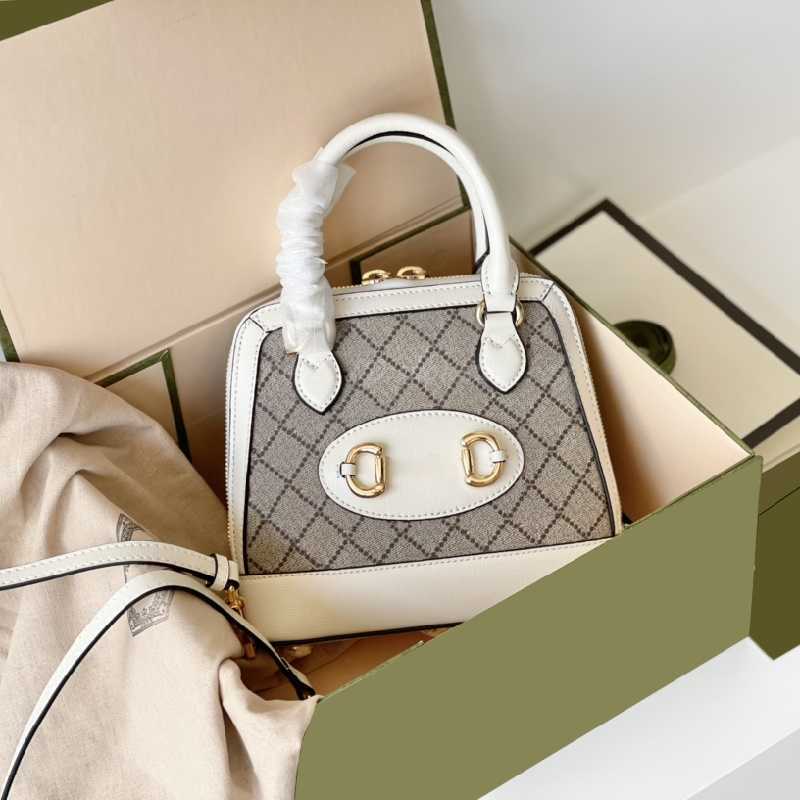 

Handbag Shoulder Crossbody 1955 Bag Shell Horsebit Zipper Pocket Double G Letters Dot Purse Wallet Totes Backpack Clutch Women Luxury, Style a