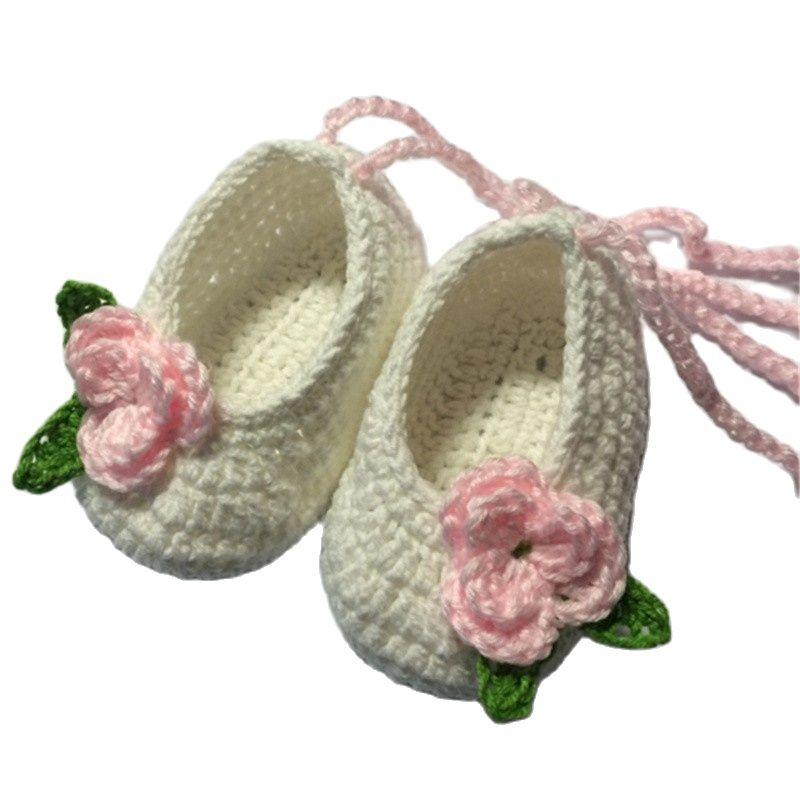 

First Walkers QYFLYXUEQYFLYXUE- Summer Flowers Baby Shoes,baby Gladiator Shoes,Crochet Booties Shoes Size: 9cm,10cm,11cm