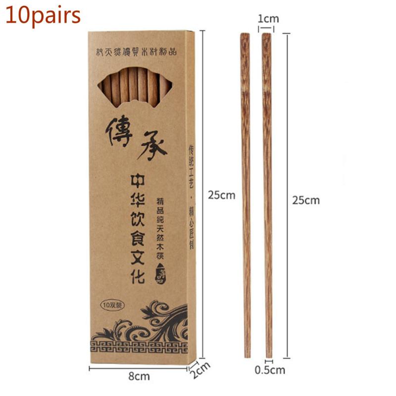 

Pairs Of Household Loaded Wood Without Paint Waxing Japanese-style El Chopsticks