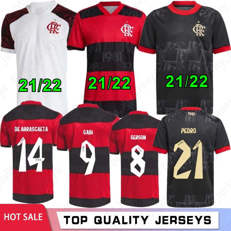 

21 22 Flamengo Men Soccer Jerseys 2021 2022 DIEGO E.RIBEIRO GABRIEL B. GABI Football Shirts MATHEUZINHO GERSON PEDRO DE ARRASCAETA Jersey Man Kids Kits Camisa Mengo, 21 22 men(folamenge)