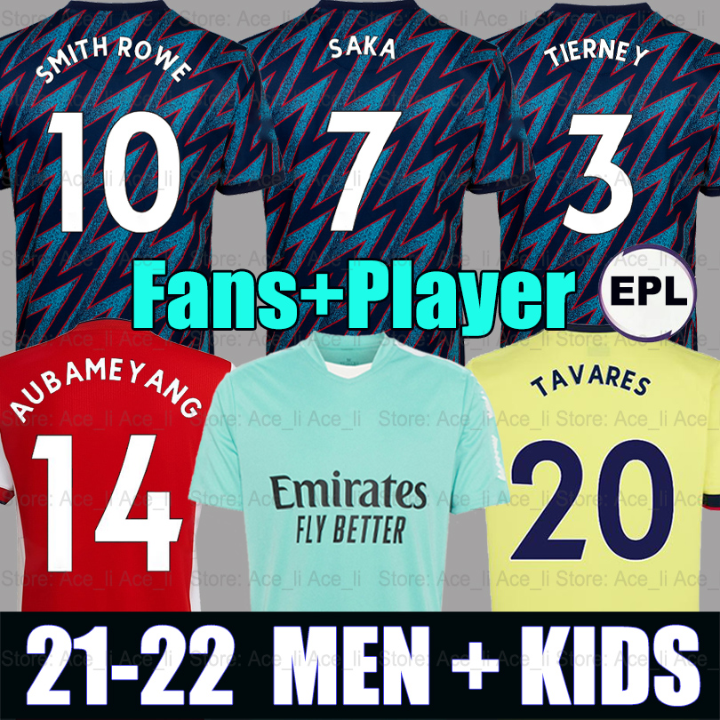 

21 22 Arsenal soccer jersey AUBAMEYANG PEPE SAKA TRAINING KIT TIERNEY HENRY WILLIAN gunners ODEGAARD THOMAS SMITH ROWE 2021 2022 Men + Kids football shirts, 21-22 kids away