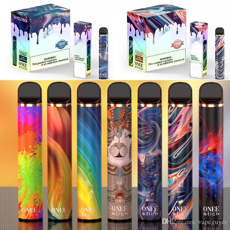 

Kang vape Onee Stick 1900 Puffs Disposable E Cigarette Pen Device 1100mah Battery 7.0ml Cartridge kit Alphaa VS Puff Plus Air bar lux Bang X