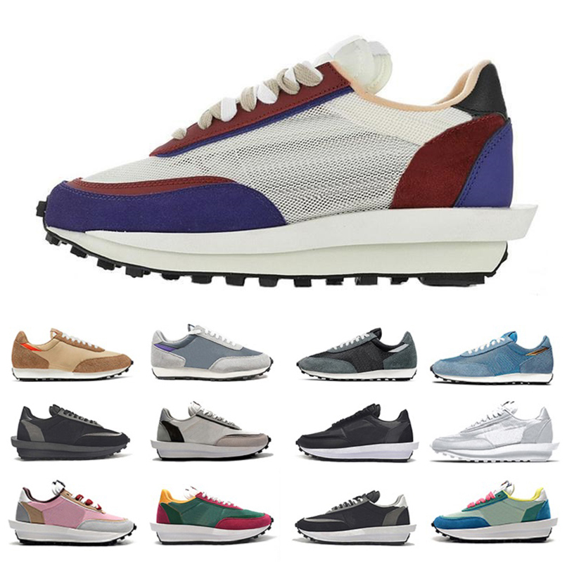 

2022 ldv waffle vaporwaffle mens running shoes White Nylon Wheat Black Varsity blue Multi Triple Black Clot Fashion men outdoor trainers sneakers walking jogging, Split