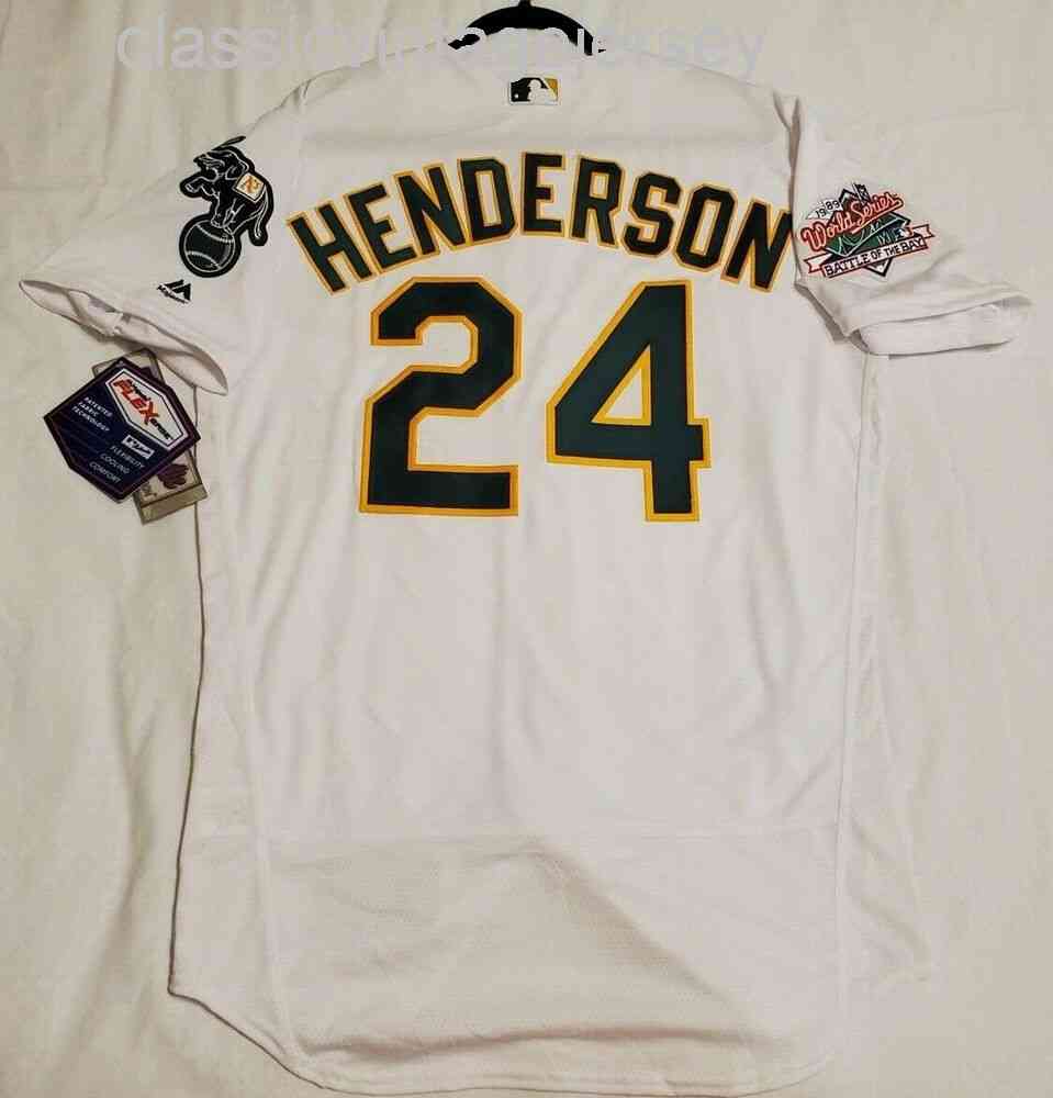 

Men Women kids RICKEY HENDERSON A'S FLEX BASE JERSEY USA Embroidery New Baseball Jerseys, White
