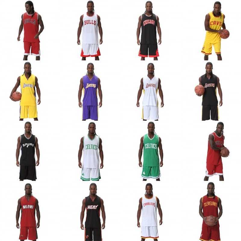 

Basketball jersey Bulls, rockets, Lakers, knights, Celtics, heat, basketball, Jersey, team Kit, Gray
