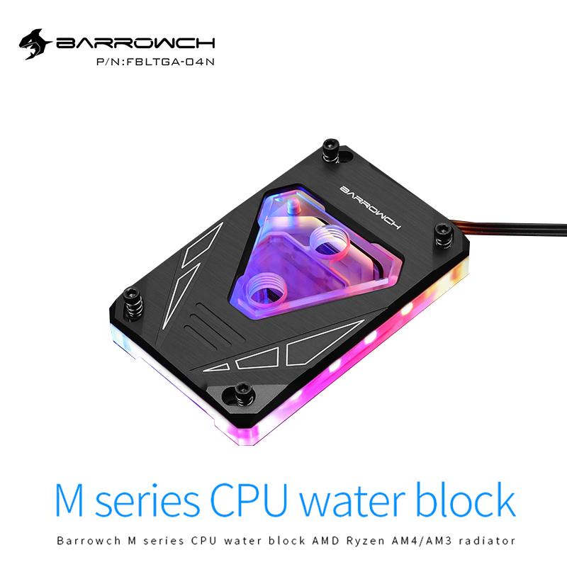 

Barrowch CPU Water Block AMD Ryzen AM4 / AM3 Platform Radiator M Series, M/B 5V ARGB SYNC FBLTGA-04N Fans & Coolings
