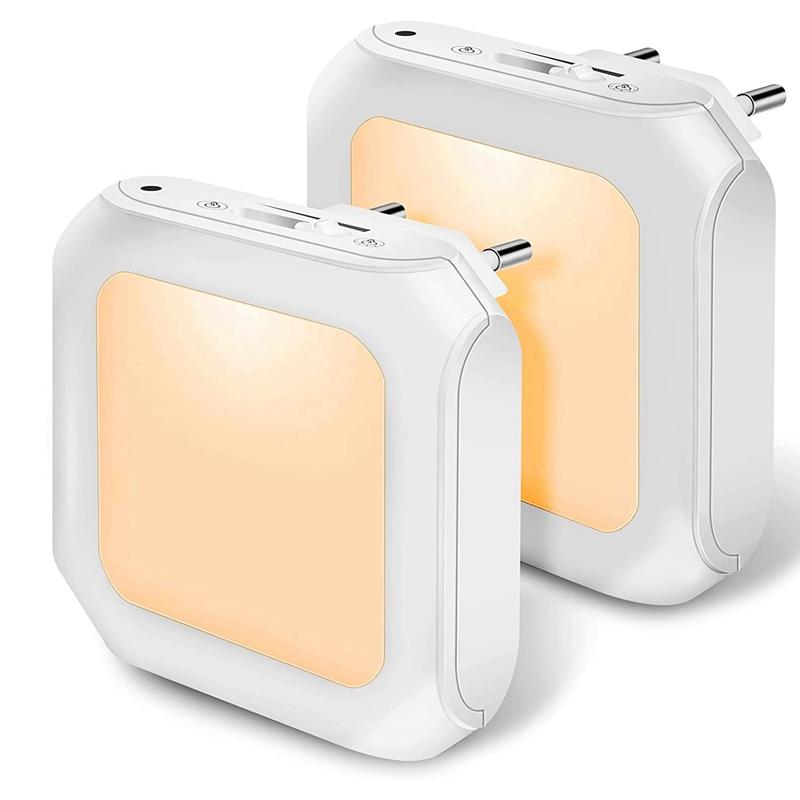 

Night Lights LED Light Children,Night Socket With Sensor, Brightness Infinitely Adjustable,Bedroom,Warm White