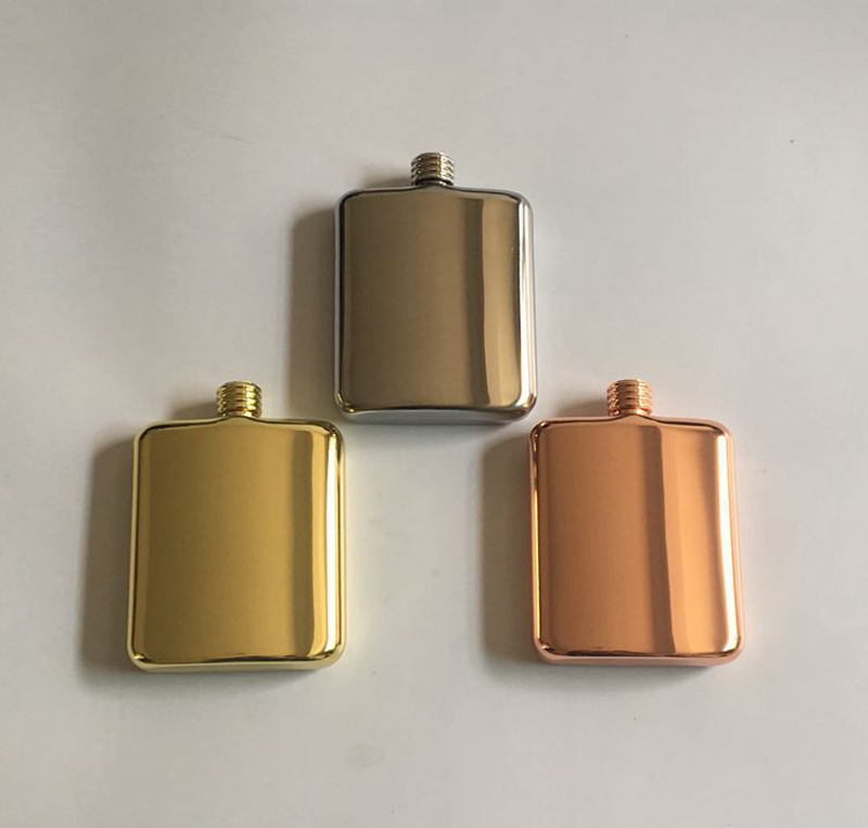 

Stainless Steel Copper Hip Flasks 6oz Outdoor Pocket FlagonHips Gift Whiskey Flask 3 Colors for Choose