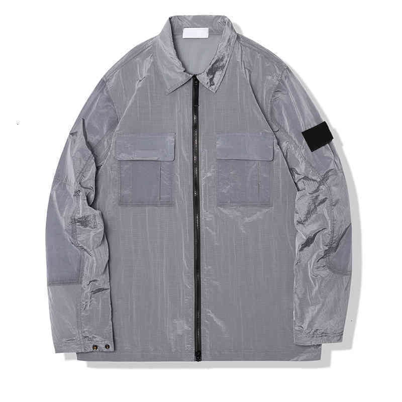 Men's Jackets topstone Metal nylon brand stone Summer light and thin couple style coat Leisure outdoor long sleeve tooling stones