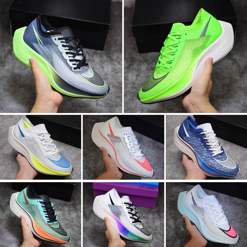 

NEXT% Running Shoes ZoomX Trainers Rawdacious Watermelon Mint Green White Cyber Hyper Jade Flash Crimson Blue Ribbon Sports Outd, Color 4