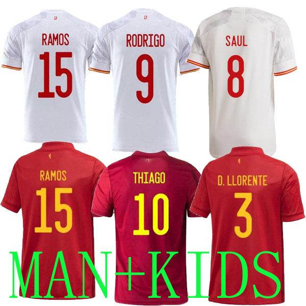 

2020 2021 spain soccer jersey AWAY MEN kids 20 21 camiseta de fútbol SERGIO A.INIESTA PACO ALCACER 2021 ramos THIAGO European cup football s, Fan home men