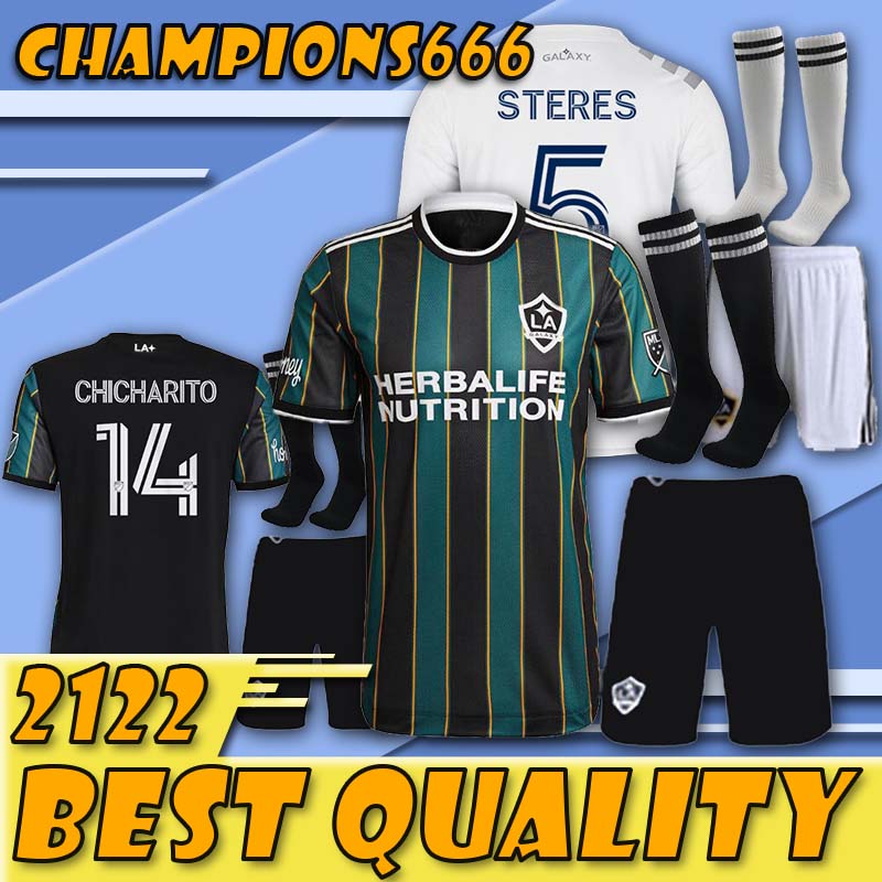 

MLS LA Galaxy Soccer Jersey 20 21 Adult kit Los Angeles GIOVANI PAVON DOS SANTOS KAMARA Football Jerseys Shirt with Socks, Pic colors