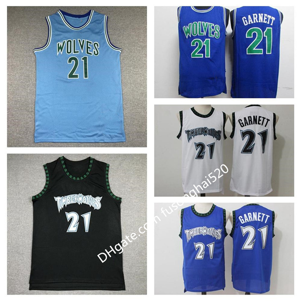 

2021 Men Minnesota Timberwolves Kevin Garnett A Basketball Jersey For A Core Player;Swing Players Sew And Embroider Basketball Jerse, Black;red