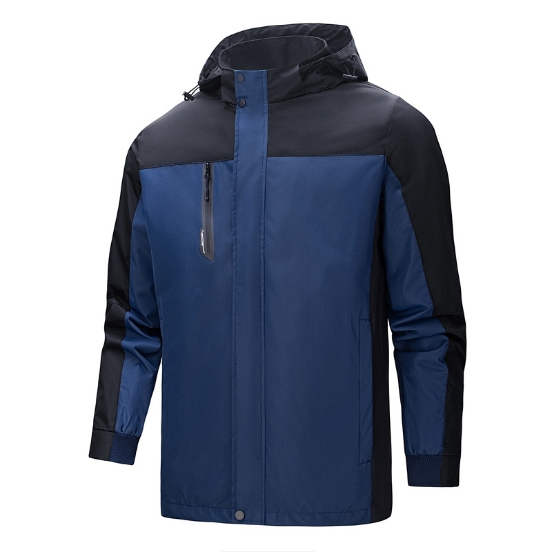 

2021 autumn sports windproof Feng Shui men's outdoor stormsuit jacket, Black