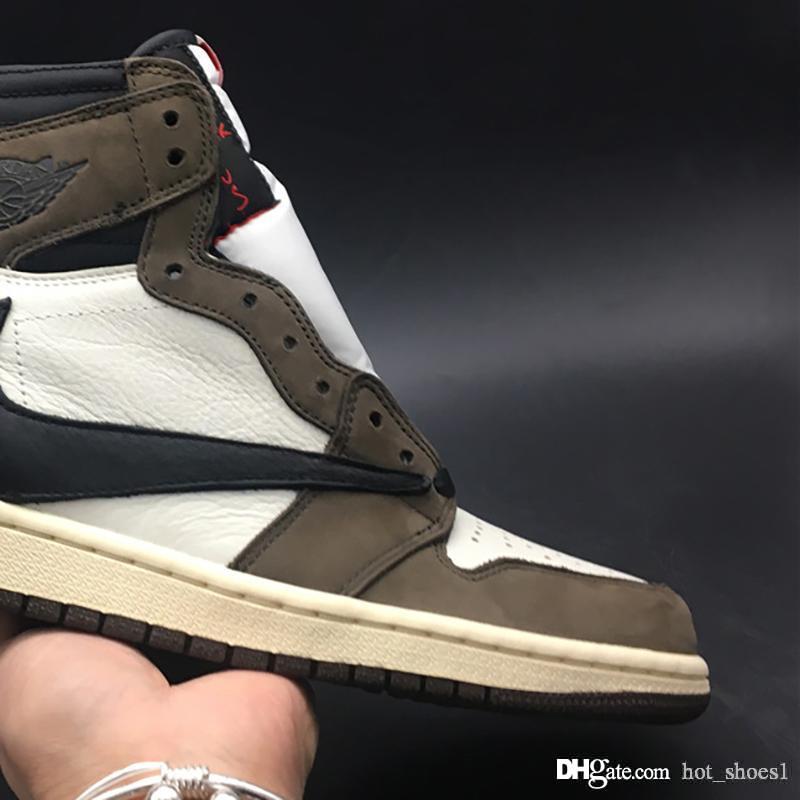 

Travis Scott x Air 1 High OG CD4487-100 TS SP 1s I Women Men Sports Casual Shoes Sneakers Suede Top Quality Trainers Kicks With Original Box, Royal blue