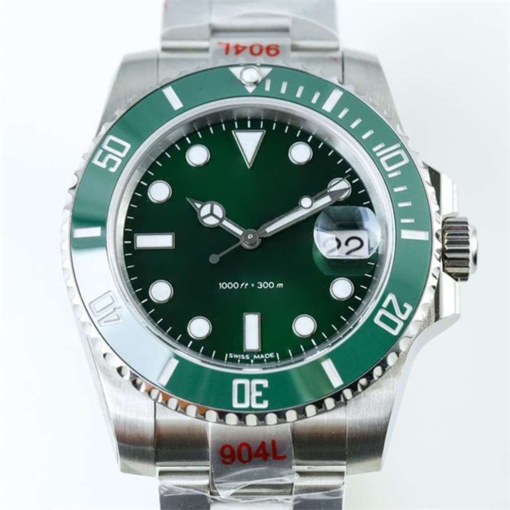 

N Top Men Mens Automatic Mechanical Watches 904L 116610LN ETA 3135 movement Ceramic Frame Luminous Diving Watch DHL catstore, As picture