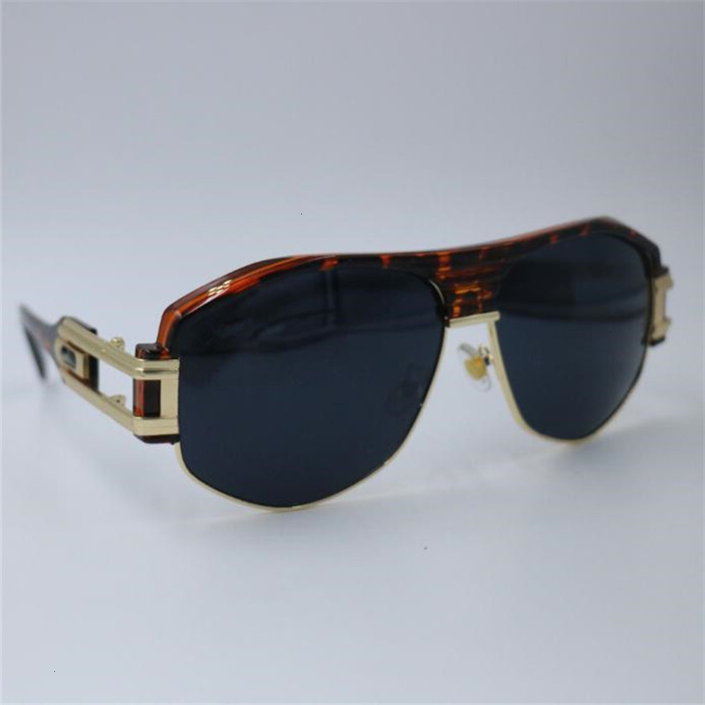 

sunglasses Sunglasses KAPELUS style metal 671 Leopard half frame sunglasses UV protection 400, Black