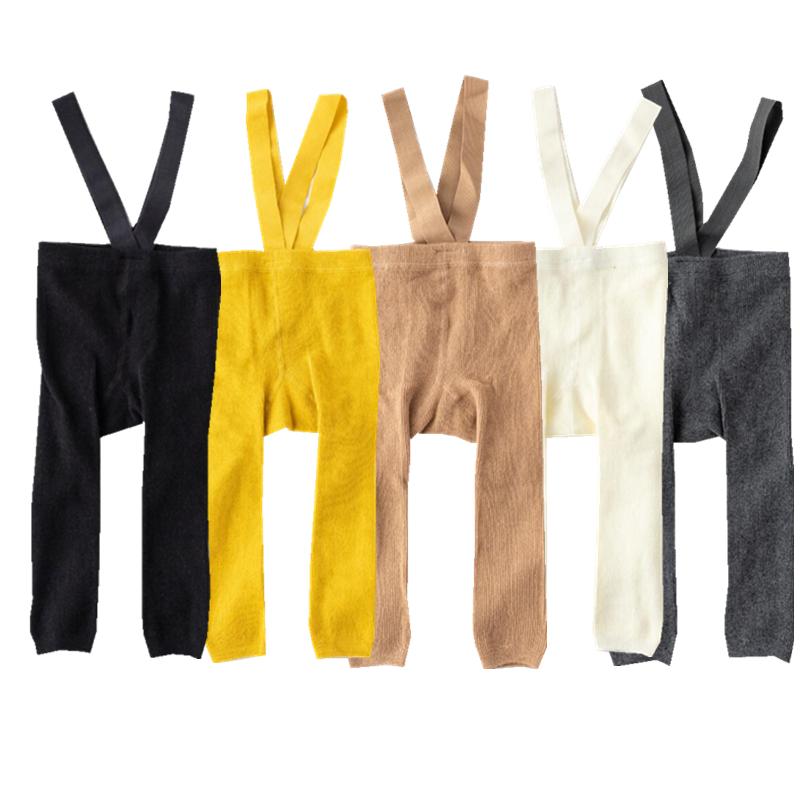 

Leggings & Tights Infant Toddler Cotton Spring Autumn High Wasit Girls Pantyhose Basic Color Baby Pants, Blue