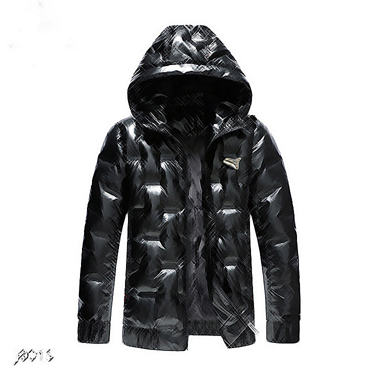 

Winter designer down jacket letter tie fashionable atmosphere cool black reflective, Customize